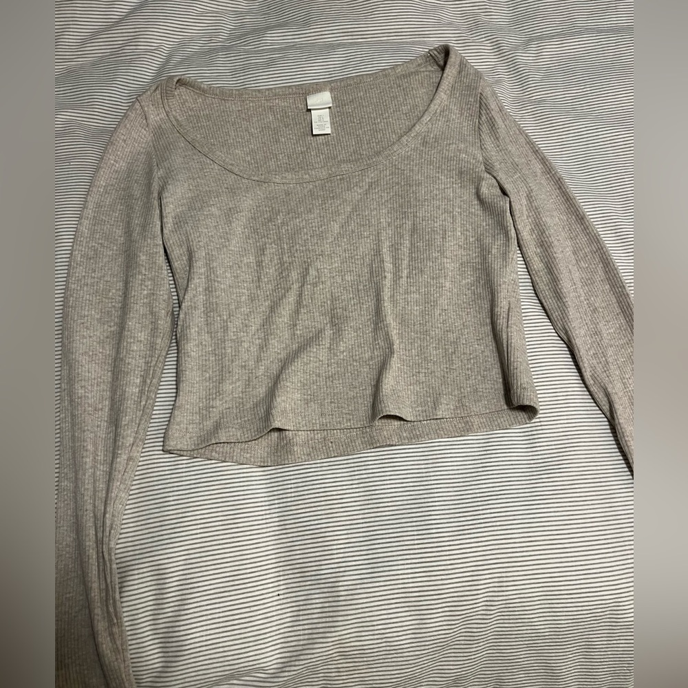 H&M Long Sleeve Crop Top